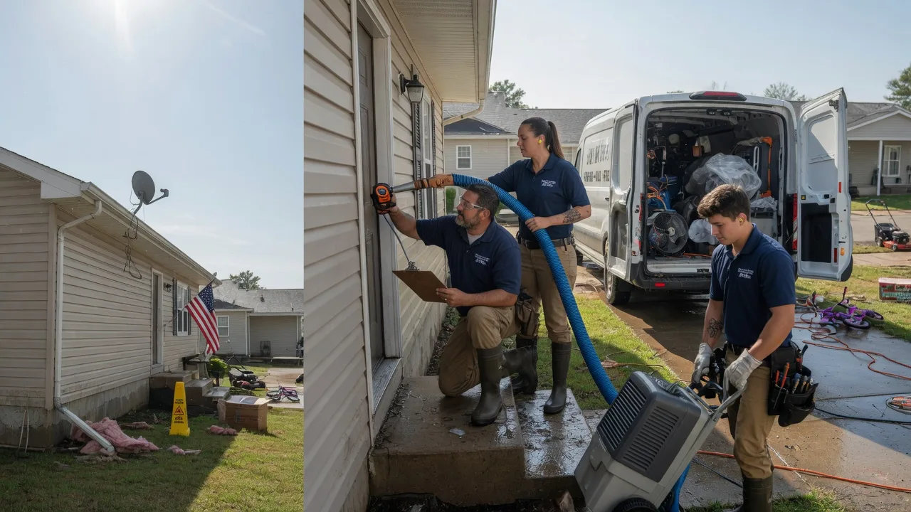 Ceiling Water Damage Restoration in Tupelo, OK near me